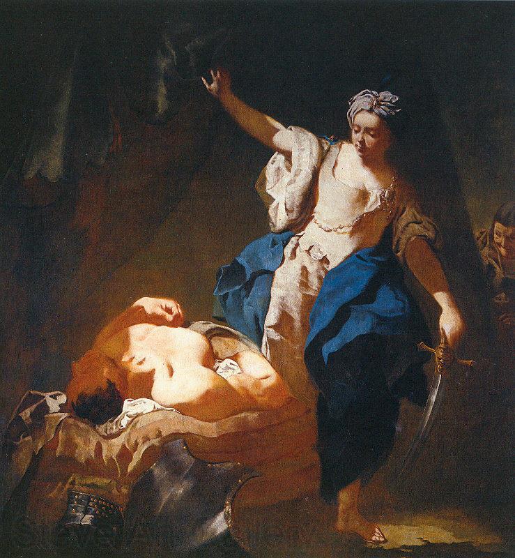 PIAZZETTA, Giovanni Battista Judith and Holofernes Spain oil painting art
